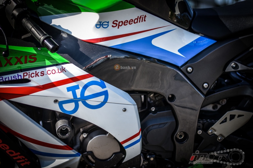 Kawasaki zx-10r độ phiên bản jg speedfit đậm chất xe đua