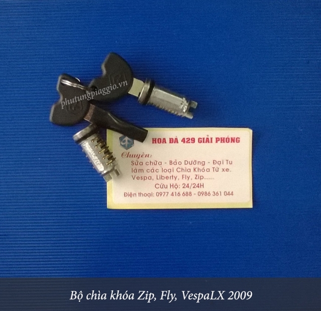 Lam chia khoa xe Vespa LX S LXV GT ET Piaggio Liberty Fly Zip - 7