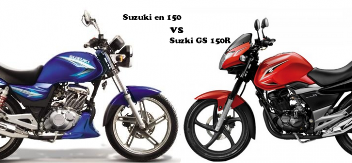So sang Suzuki GS 150R va Suzuki EN 150A