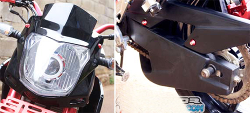Yamaha Vixion tao hinh voi phong cach Ducati Streetfighter - 3