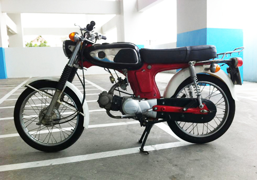 Honda 67 do phong cach Cafe racer cua chang trai Tay o Sai Gon - 5