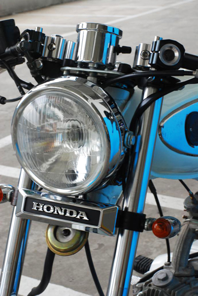 Honda 67 do phong cach Cafe racer cua chang trai Tay o Sai Gon - 13