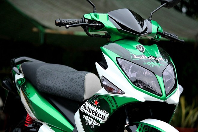Nouvo LX ve airbrush logo Heineken cua nu biker Dong Nai - 2