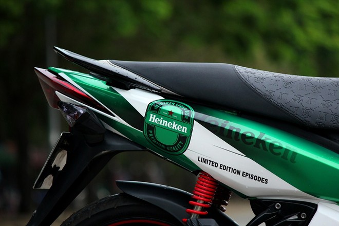 Nouvo LX ve airbrush logo Heineken cua nu biker Dong Nai - 4