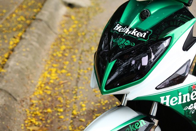 Nouvo LX ve airbrush logo Heineken cua nu biker Dong Nai - 5