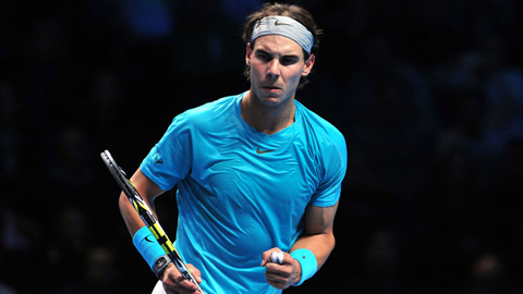 Roger Federer guc nga truoc Rafael Nadal