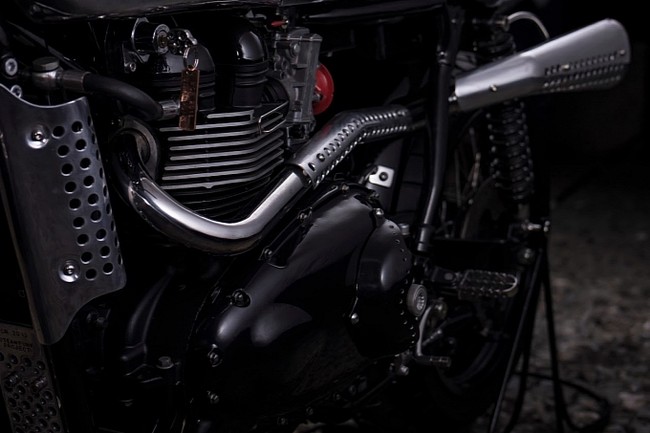 Triumph Thruxton Cafe Racer Chat va chat hon nua - 26