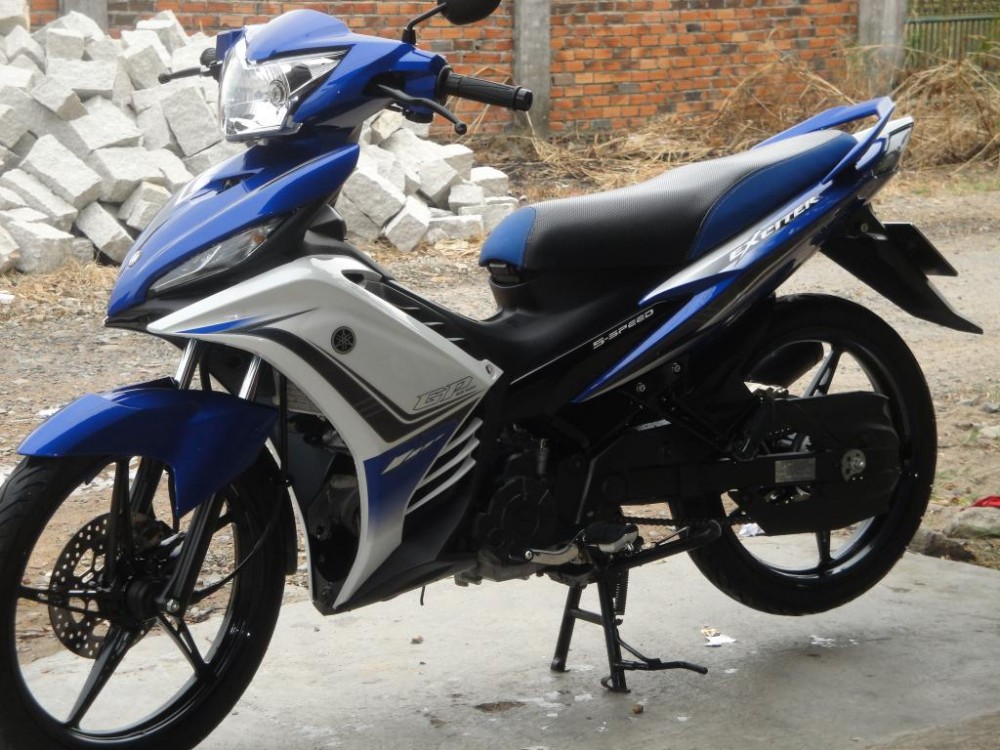 Sơn xe Exciter 2012 vàng đen cực đẹp  Sửa xe Sài Gòn