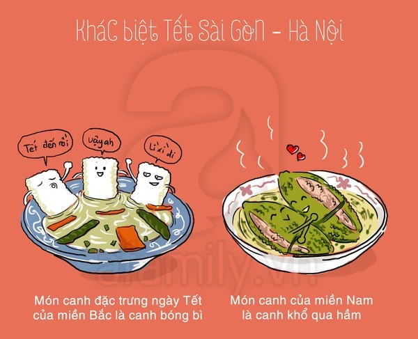 Tet o Sai Gon Ha Noi khac nhau o diem nao - 7