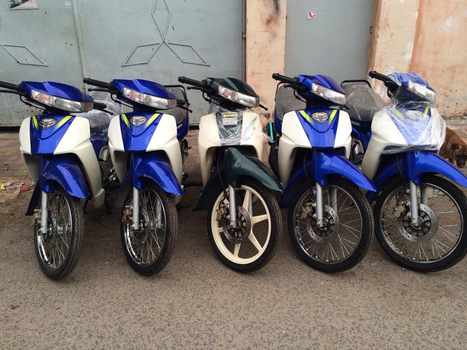 Hot Viet Nam vua nhap ve lo hang Suzuki Sport 110 va Ya Z new 100 - 5