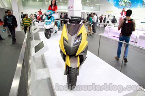 TVS Graphite concept Scooter phong cach may bay tang hinh - 4