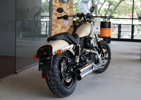 Dyna Fat Bob moto la mat cua Harley Davidson - 2