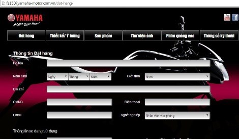 Yamaha Fz150i se duoc ban online