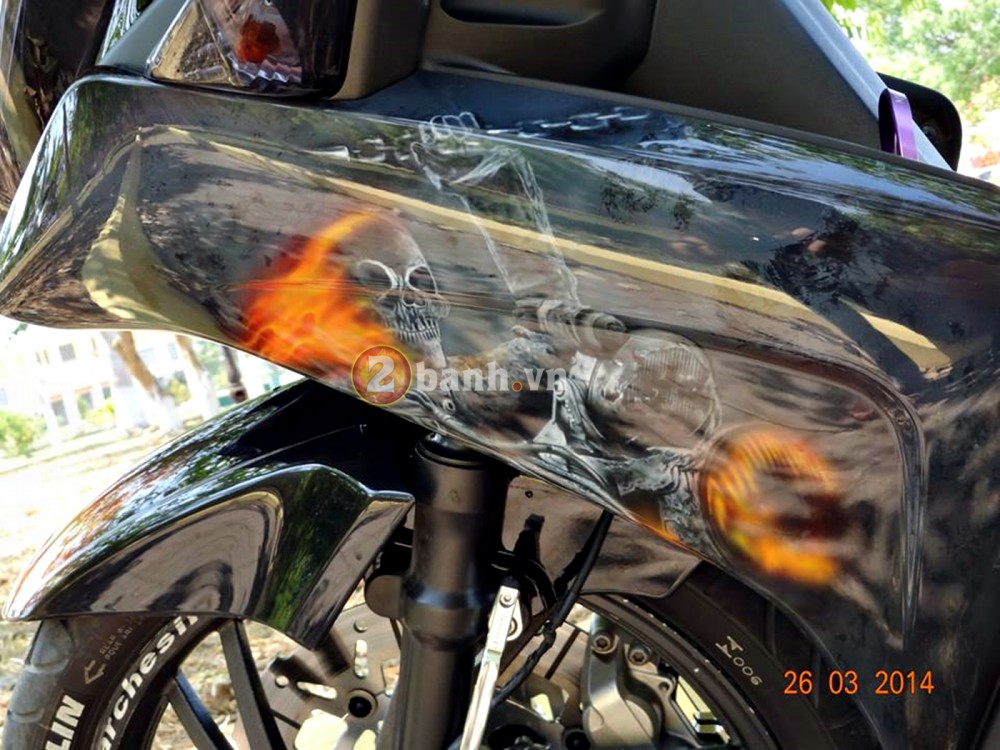 Yamaha Nouvo SX Ghost Rider Version - 2