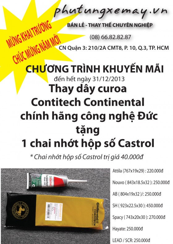 Day curoa Contitech Continental chinh hang cong nghe Duc phutungxemayvn