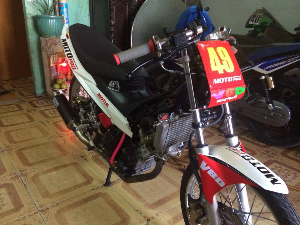 Exciter Drag 400m khung cua CLB Motopro Racing - 2