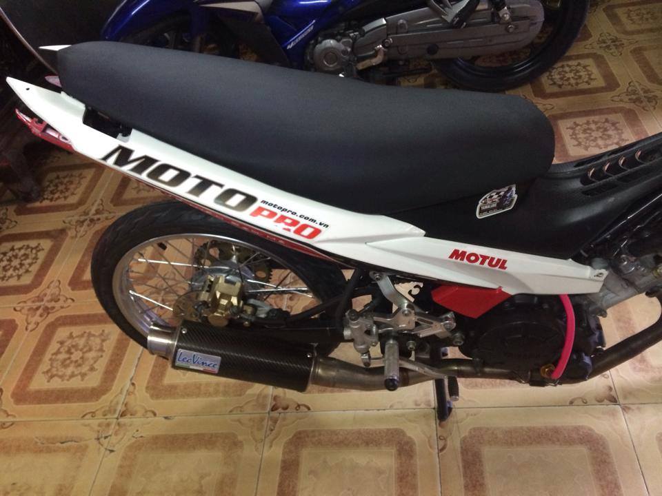 Exciter Drag 400m khung cua CLB Motopro Racing - 4