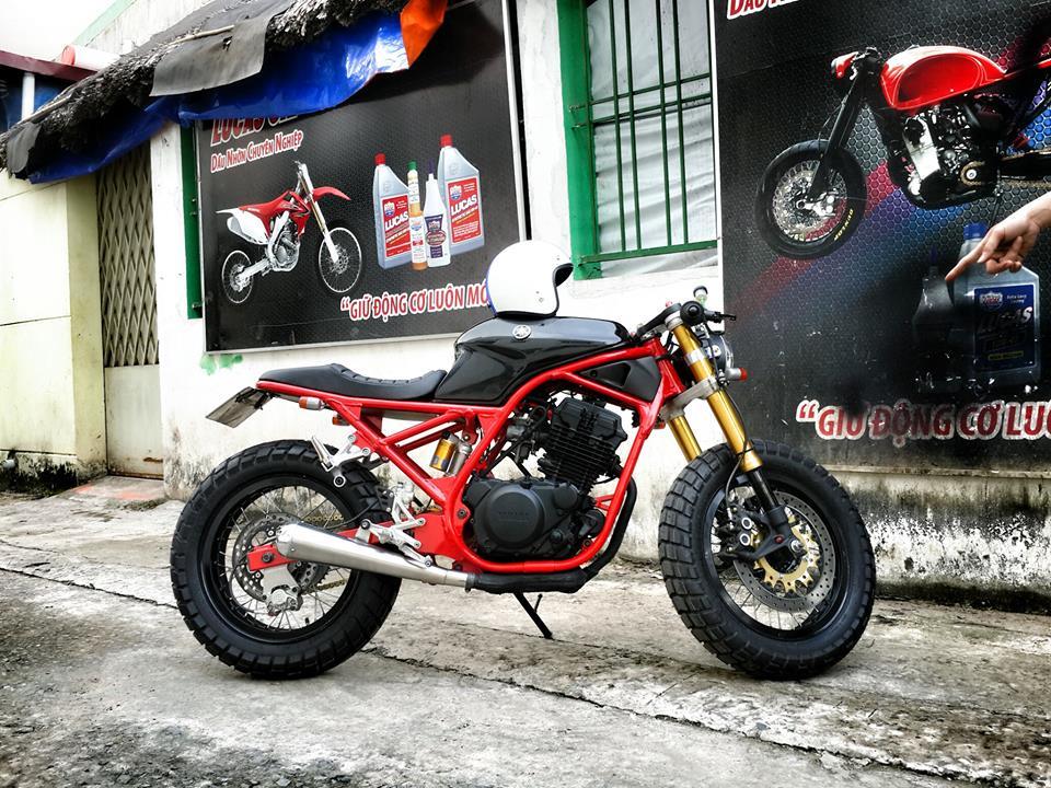 TT25 Yamaha SRX250 tap tanh don Cafe Racer - 36