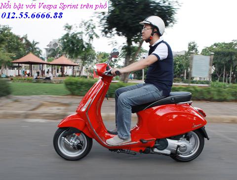 Vespa Sprint dong xe piaggio moi phong cach y chi can 21900000 vnd - 3