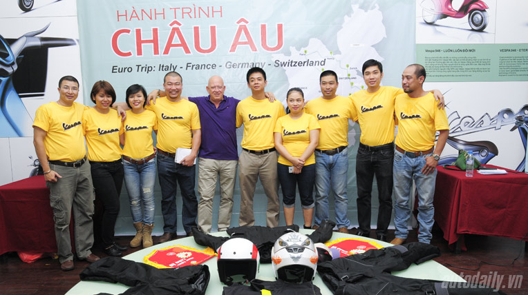 Chinh phuc 4000km qua 4 nuoc Chau Au cung Vespa