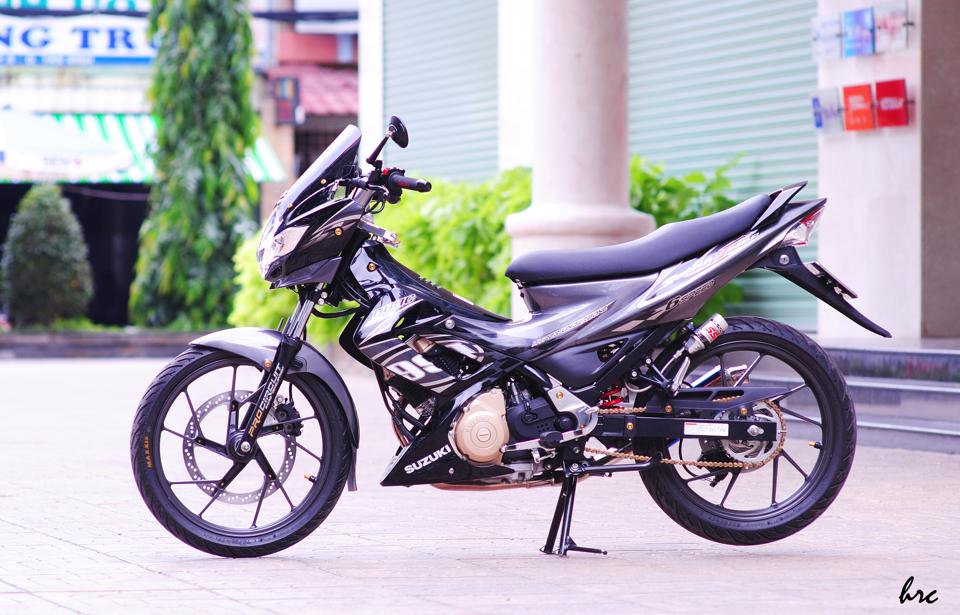 Satria F150 đen xám của biker Việt | 2banh.vn