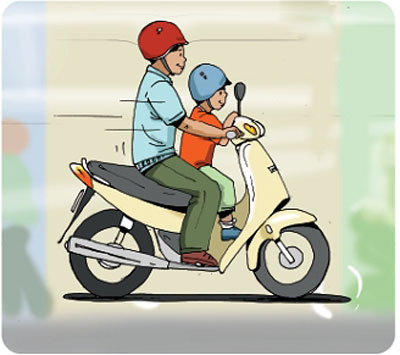 Tổng hợp hơn 107 tranh vẽ người đi xe máy mới nhất - thtantai2.edu.vn