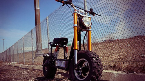 Daymak Beast mau xe scooter dung nang luong mat troi - 4