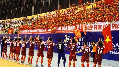 DT Futsal Viet Nam tham gia Giai dau quoc te tai Trung Quoc