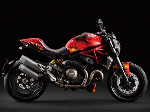 Ducati Monster Hunter cuc ngau va ham ho voi quai vay Rioreus