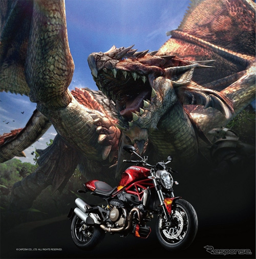 Ducati Monster Hunter cuc ngau va ham ho voi quai vay Rioreus - 2