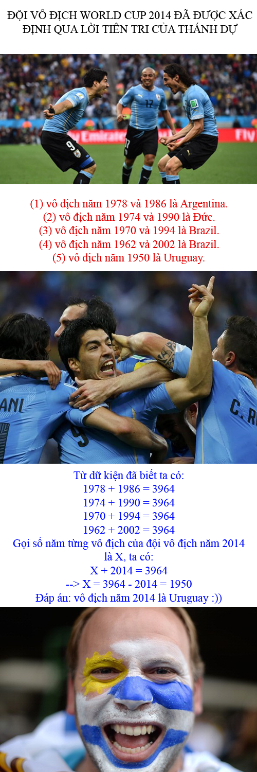 Uruguay se vo dich World Cup neu tinh toan dung nhu tien tri