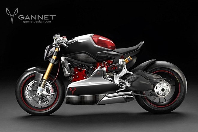 Ducati 1199 Panigale do cafe fighter ham ho
