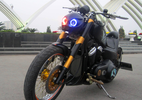 Honda Cruiser do phong cach Bumblebee Transformer tai Ha Noi - 4