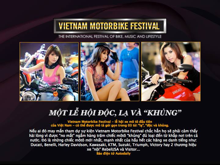 Ngay hoi VietNam Motorbike Festival diem den cua nhung cuoc choi - 4