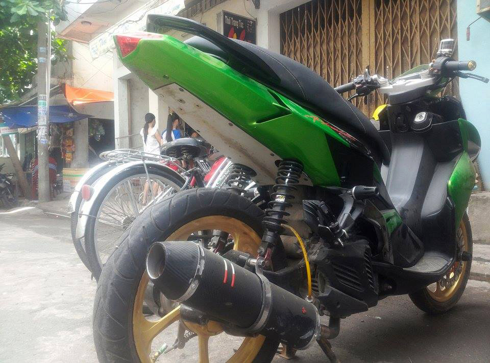 Yamaha Nouvo SX che mu cua Biker Nha Trang - 4