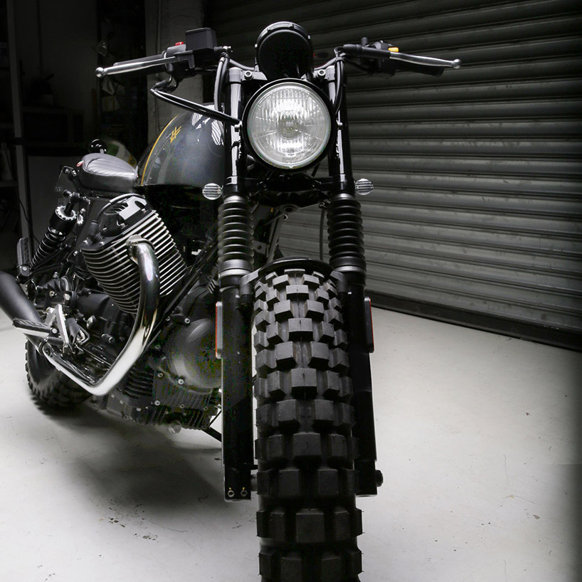 Moto Guzzi V7 Stone do Tracker cuc ki phong cach - 11