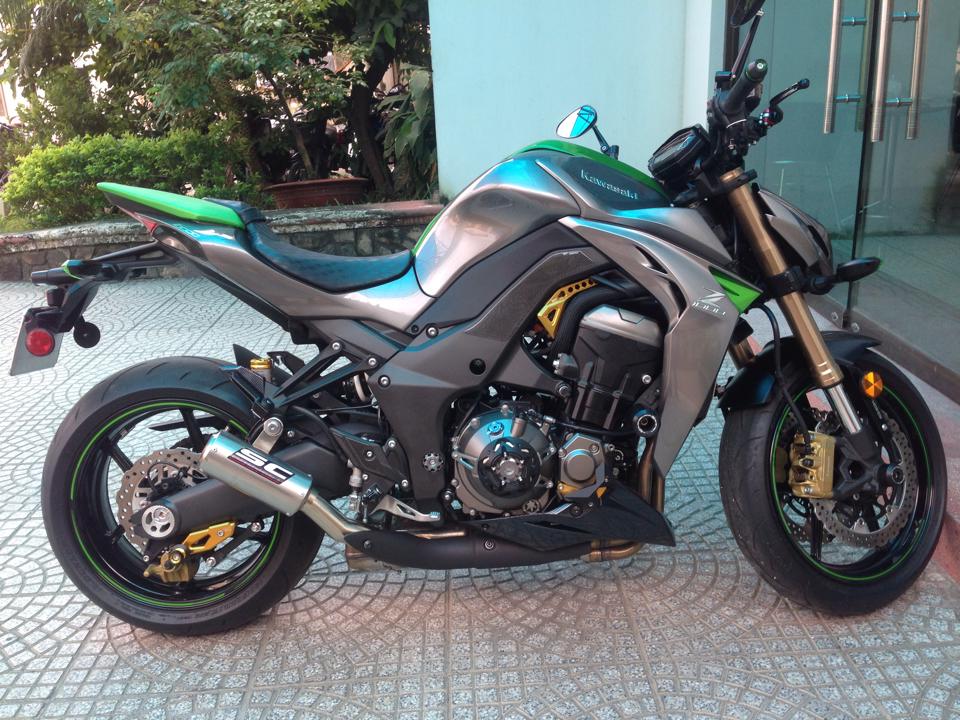Kawasaki Z1000 2014 gan du do choi