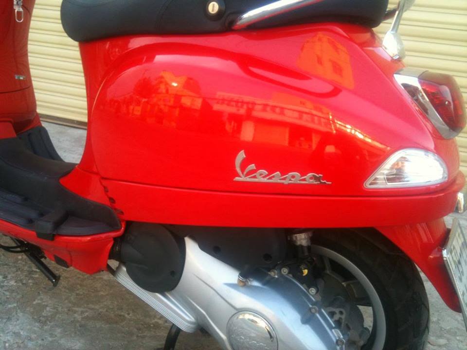 Can ban xe Vespa 125 3vie mau do - 3