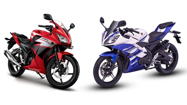 So sanh Honda CBR150R phien ban moi va Yamaha R15 20