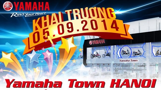 Yamaha Town Ha Noi chinh thuc di vao hoat dong vao ngay 0509