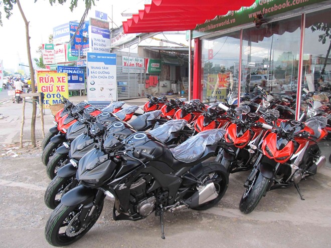 12 chiec Kawasaki Z1000 phien ban dac biet vua cap ben Viet Nam