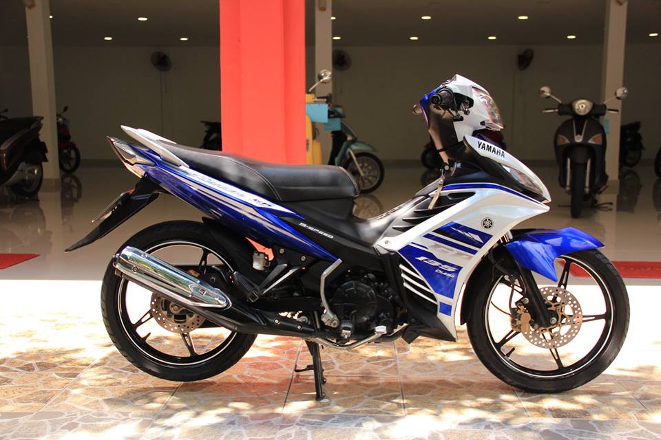 Yamaha Exciter 135cc trắng xanh GP côn tay 5 số 2014 biển 29X521390   2banhvn