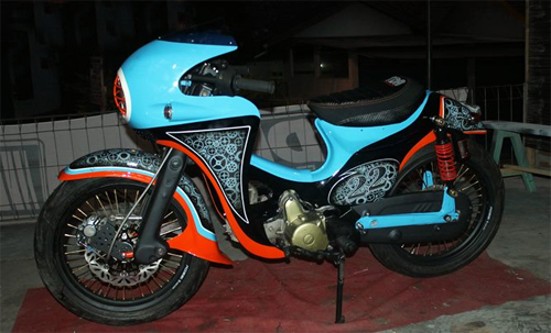 Nhung chiec moto do cuc ki doc dao tranh tai tai Indonesia - 10