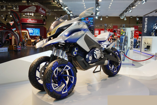 Yamaha 01GEN Concept sieu moto 3 banh den tu tuong lai