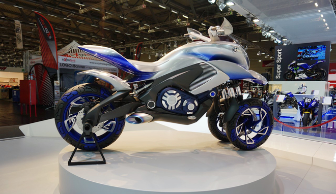 Yamaha 01GEN Concept sieu moto 3 banh den tu tuong lai - 4