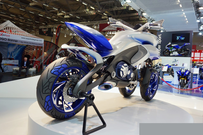 Yamaha 01GEN Concept sieu moto 3 banh den tu tuong lai - 5