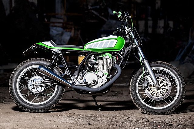 Yamaha SR500 voi phien ban do Tracker cuc ngau - 3