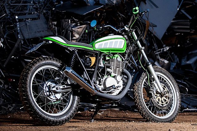 Yamaha SR500 voi phien ban do Tracker cuc ngau - 5