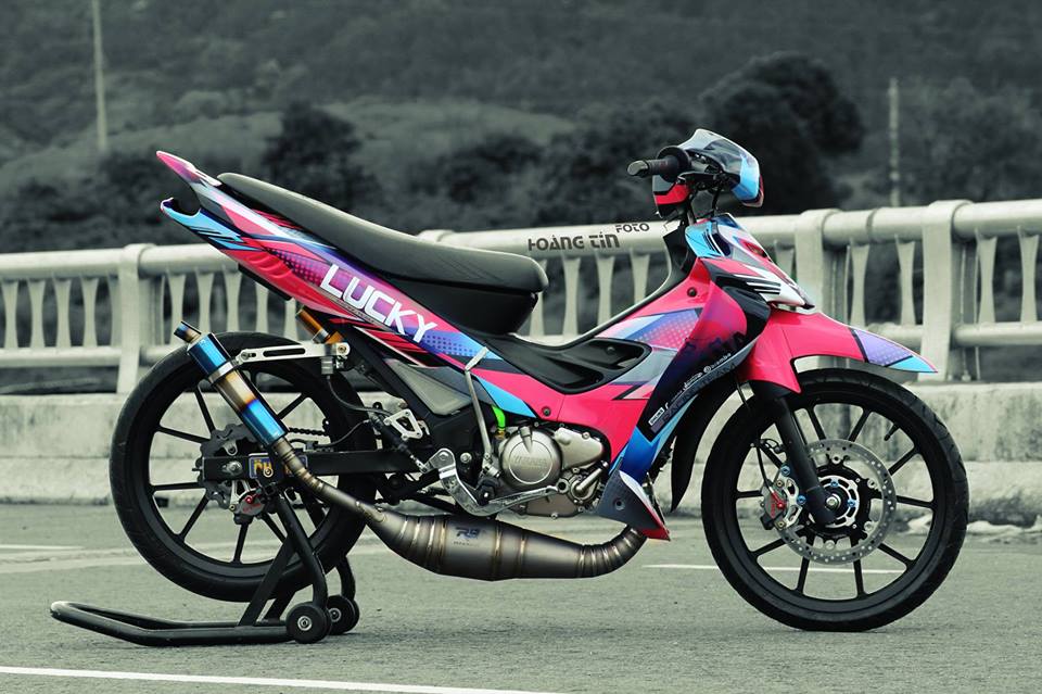 Yamaha Z125 độ đồ chơi hàng hiệu của biker Vĩnh Long  Xe độ