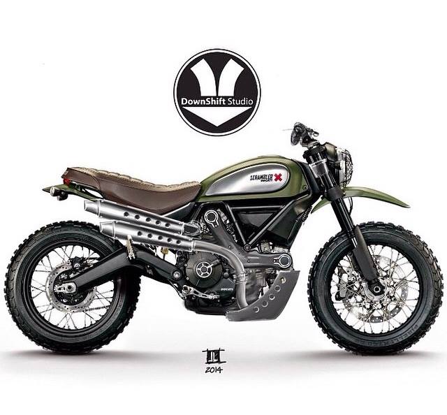 Ducati Scrambler cung nhung ban concept ca nhan hoa - 8